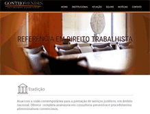 Tablet Screenshot of gontijomendes.com.br